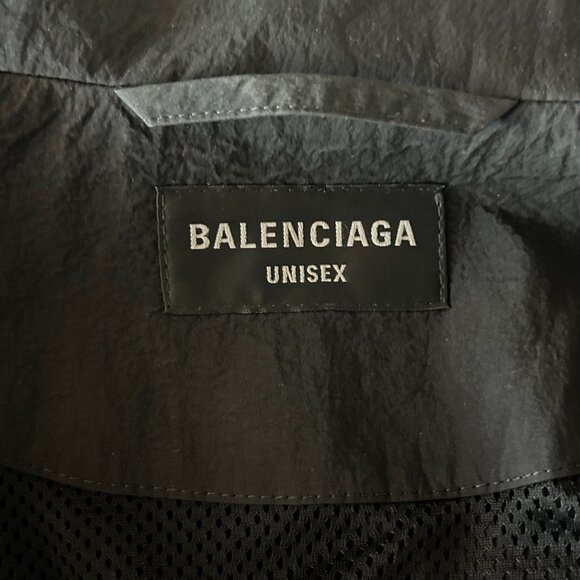Balenciaga Black & Red Lion Club Embroidered Logo Track Jacket - Picture 3 of 7